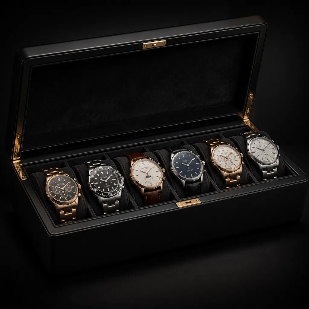 boite-montres-luxe-rangement-collection-cuir