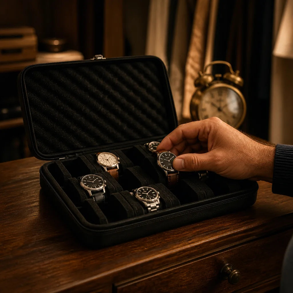 boite-a-montres-avec-elastique-rangement