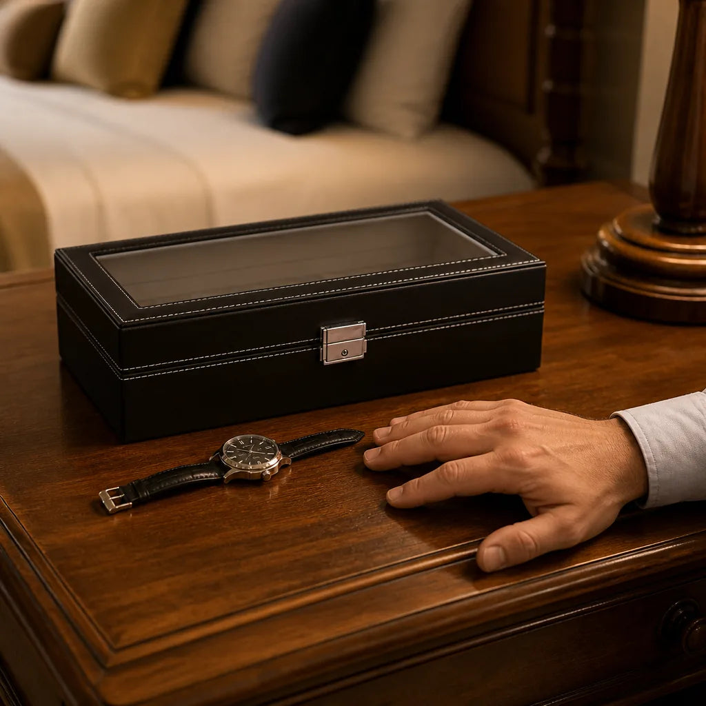 boite-rangement-noir-montres