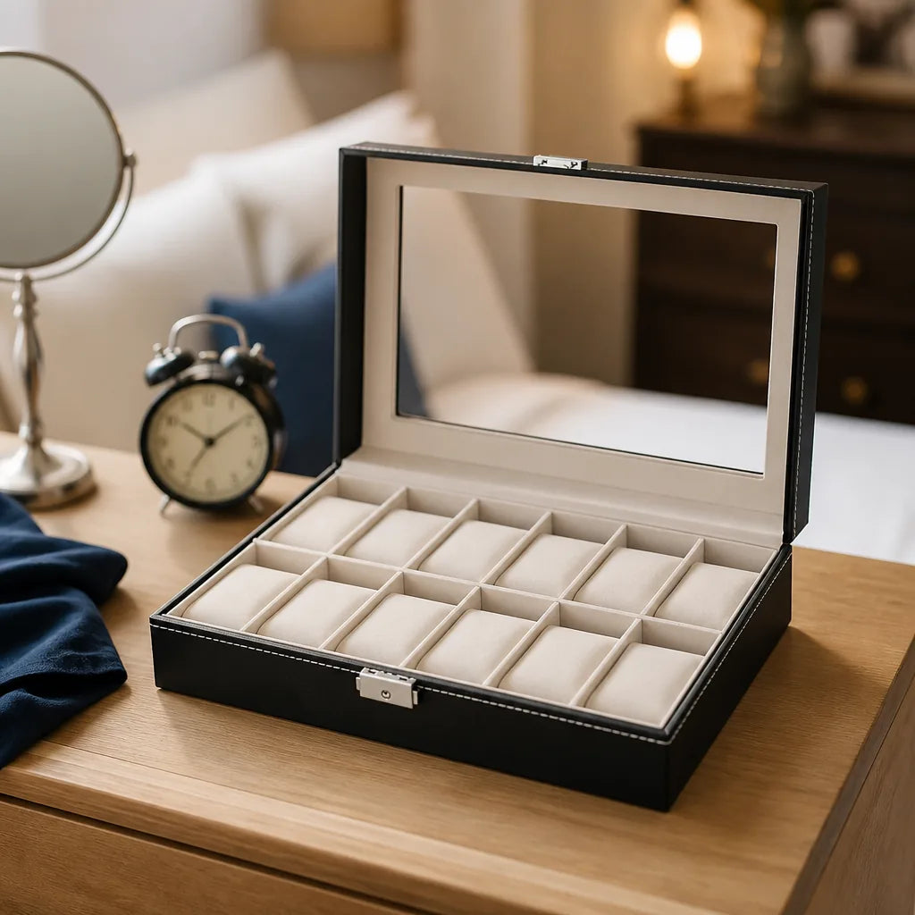 boite-rangement-noir-montres