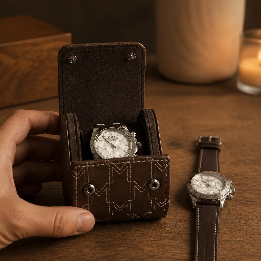 etui-montre-cuir-marron-blanc