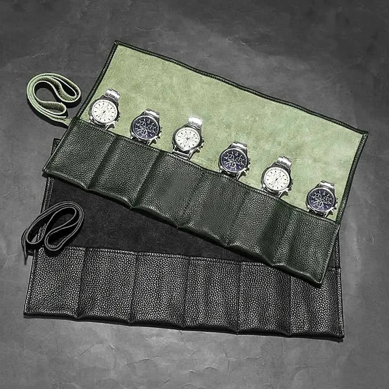 Etui Ceinture Cuir Pour Montre Gousset