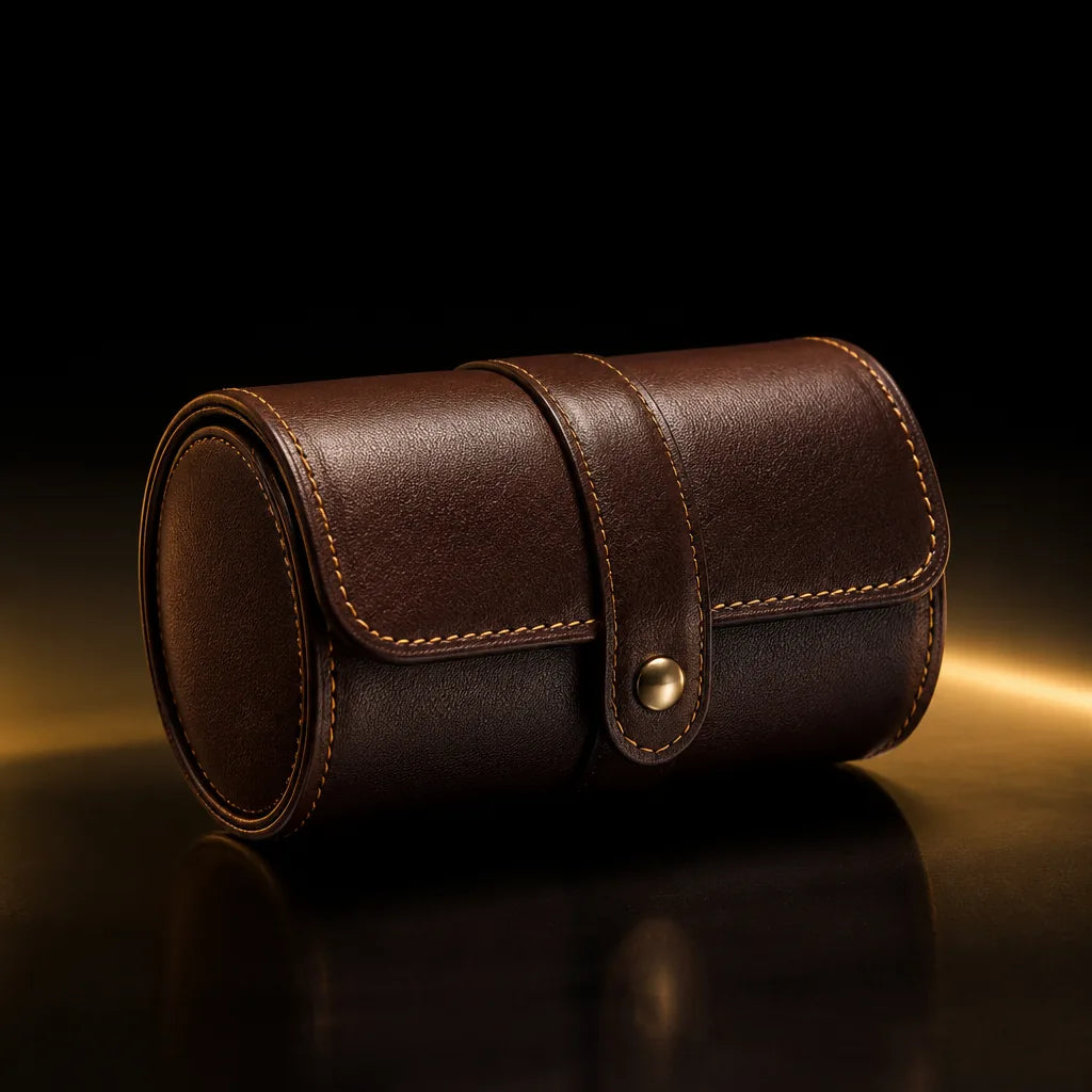etui montre voyage cuir protection