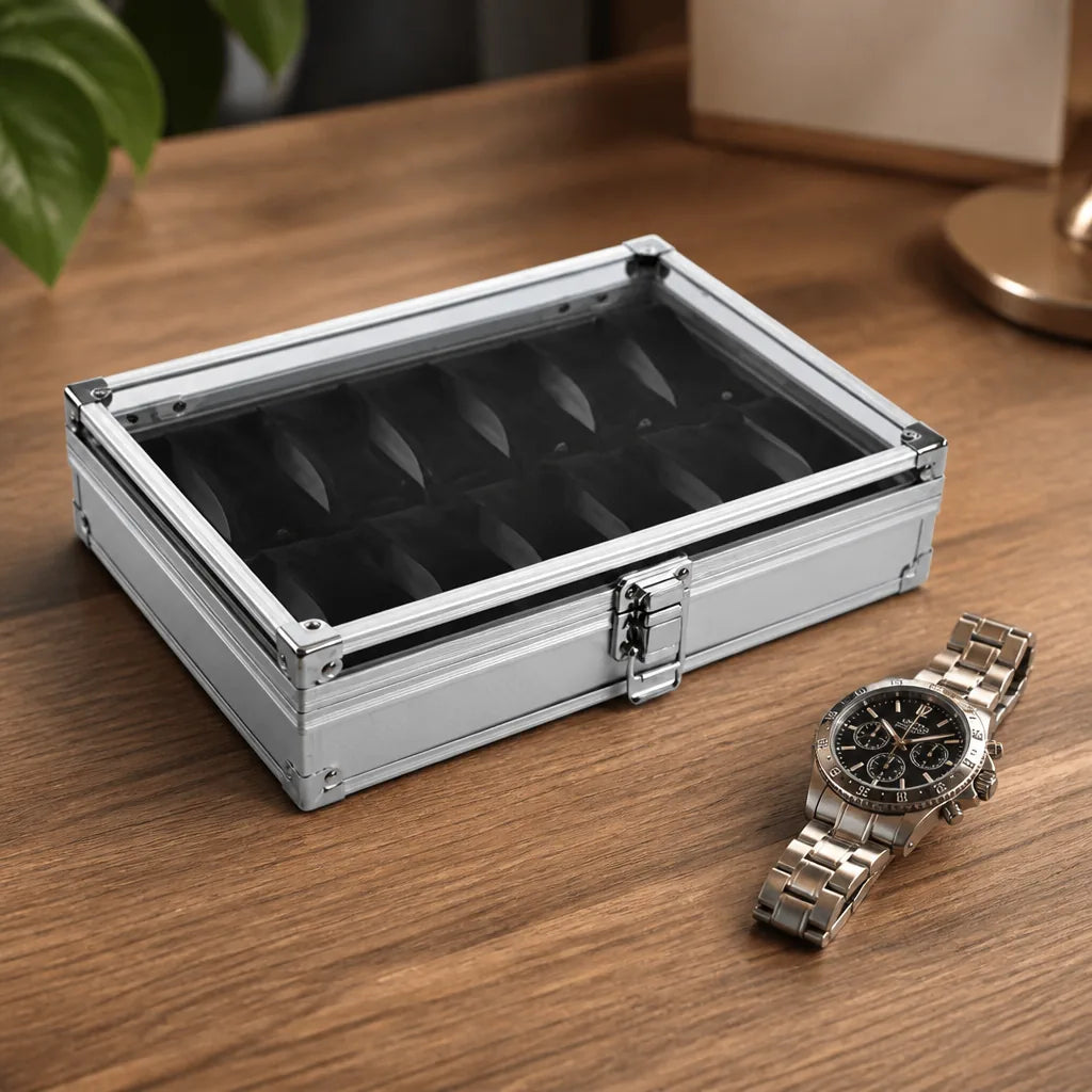 rangement-montre-aluminium