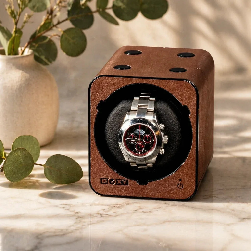 Remontoir Montre Cuir